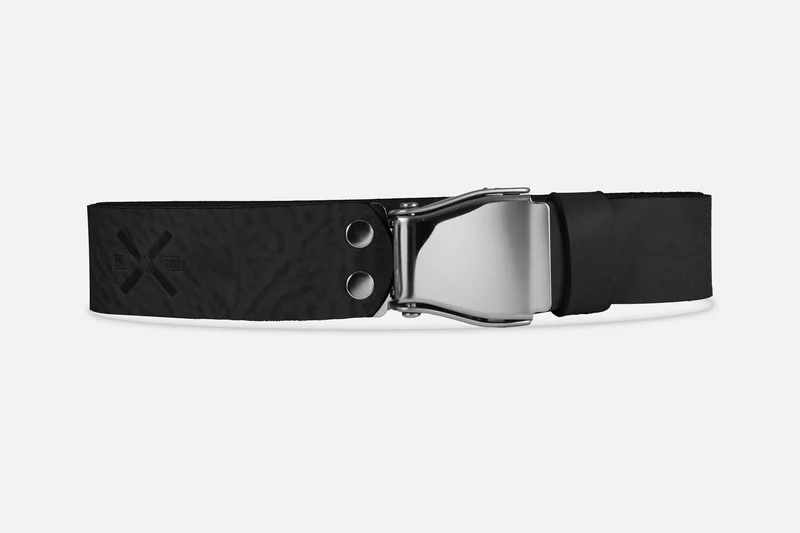 GÜRTEL BIG XL BLACK/EDELSTAHL