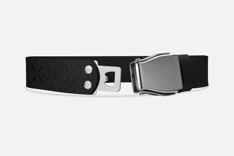 GÜRTEL BIG XL BLACK/EDELSTAHL