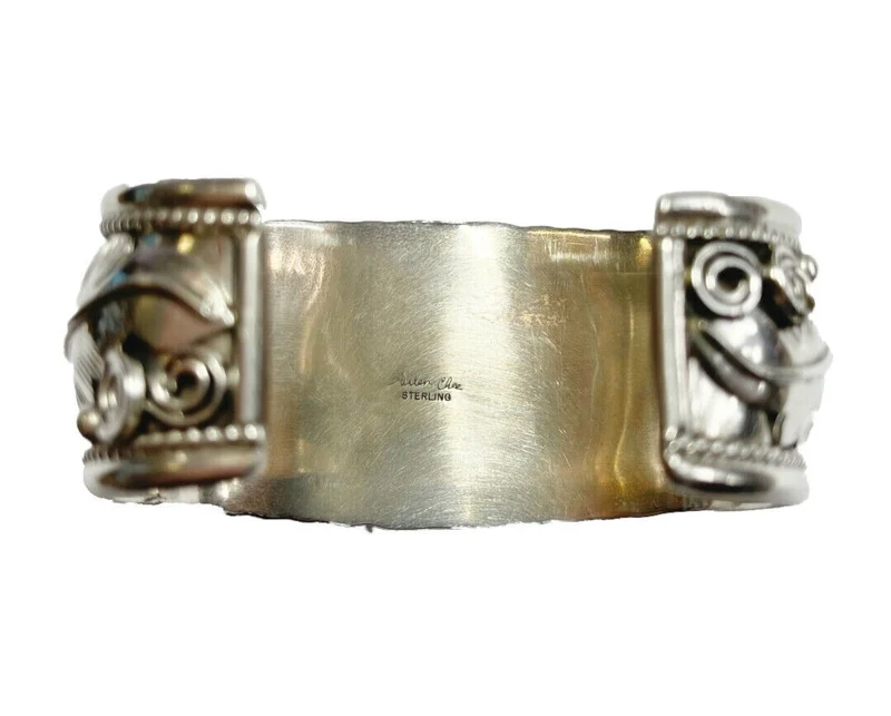 Armreif Armspange 925er Sterling Silber Türkis Navajo Elsie Allen Handarbeit
