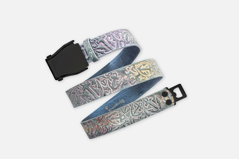 ANKER-GÜRTEL MULTICOLOR/SCHWARZ