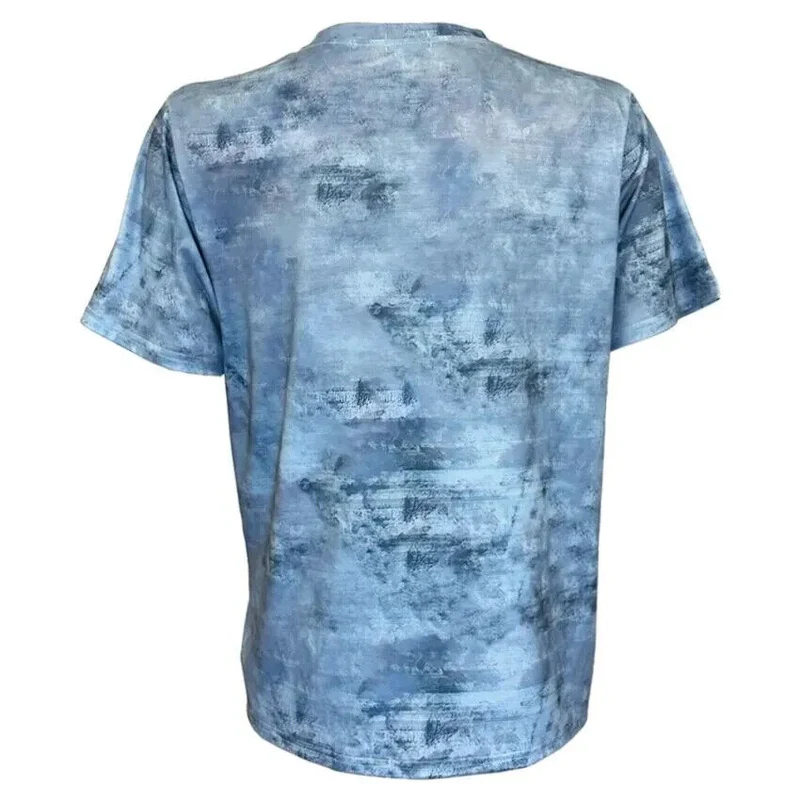Gray Camouflage Western T-Shirt Herren USA Flagge Kurzarm