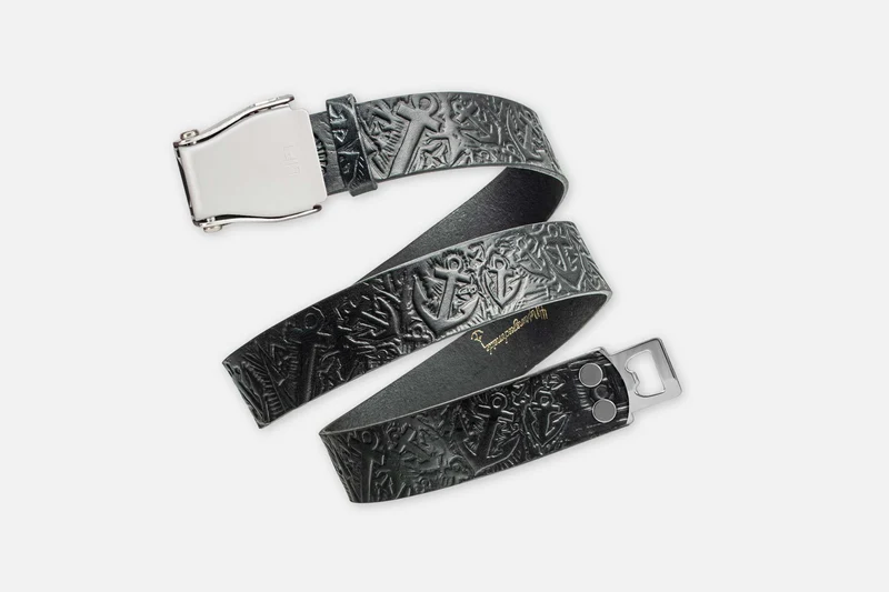 ANKER-GÜRTEL SCHWARZ/SILBER