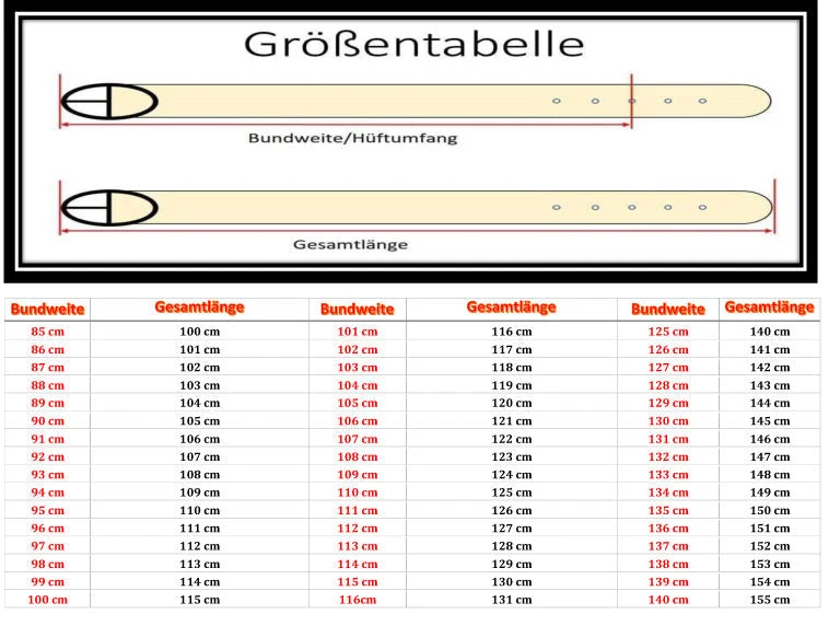 Der ultimative Ledergürtel aus Rindsleder mit 4cm Breite: Qualität trifft auf Stil