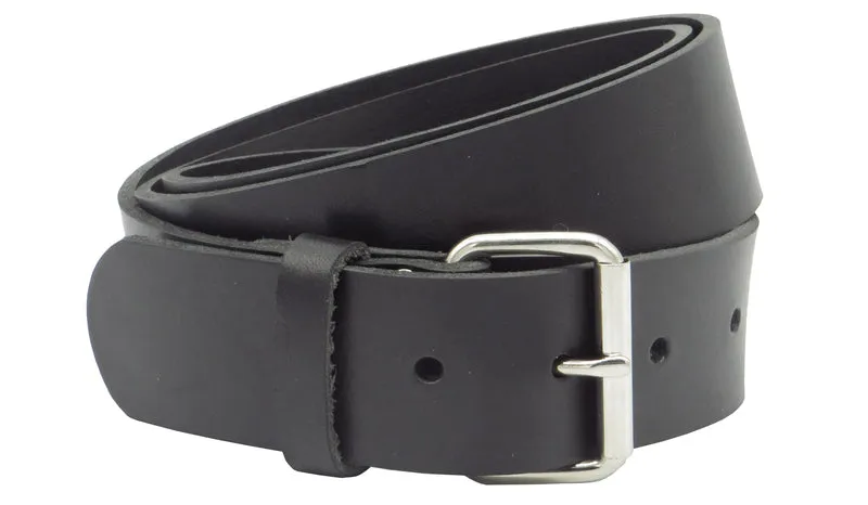 Übergröße Überlänge Arbeitsgürtel Ledergürtel Handwerkergürtel 4 cm breit schwarz Rindsleder