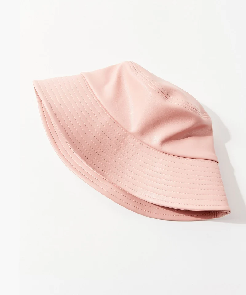 Leather Bucket Hat