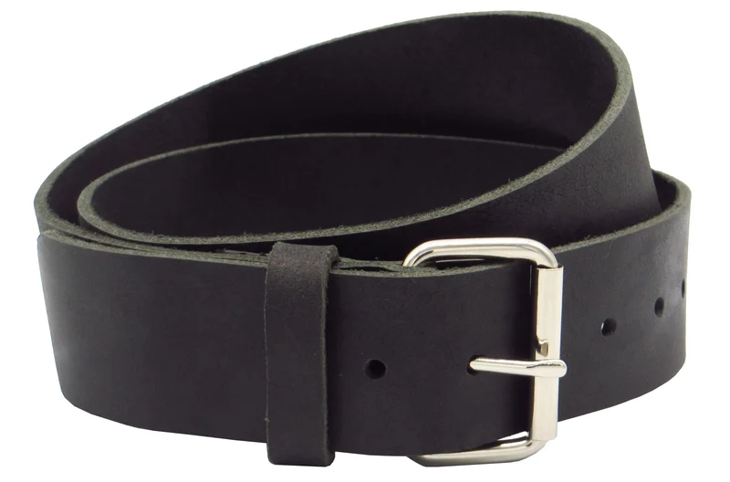 Arbeitsgürtel Ledergürtel Handwerkergürtel 4 cm breit schwarz Büffelleder