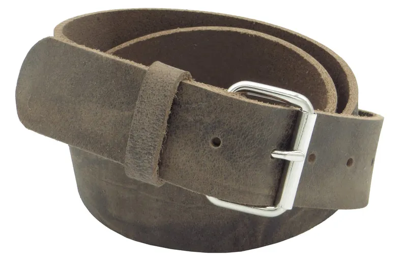 Arbeitsgürtel Ledergürtel Handwerkergürtel 4 cm breit dunkelbraun Büffelleder