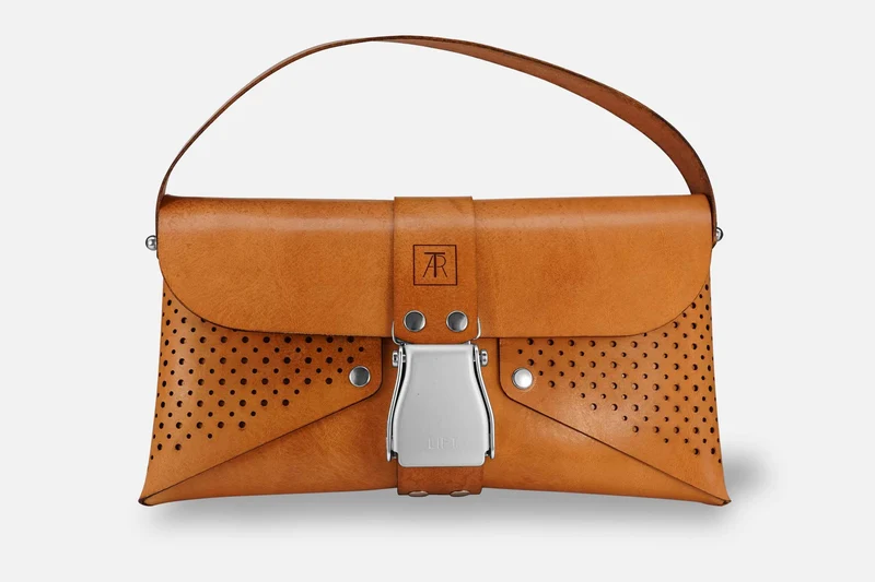 HANDTASCHE TOSCANA SAND/SILBER