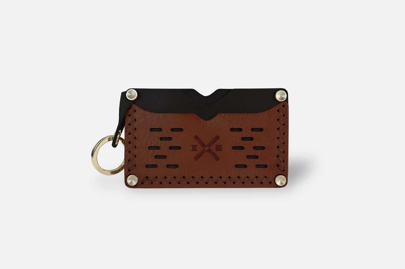 CARDHOLDER KASTANIE/BLACK
