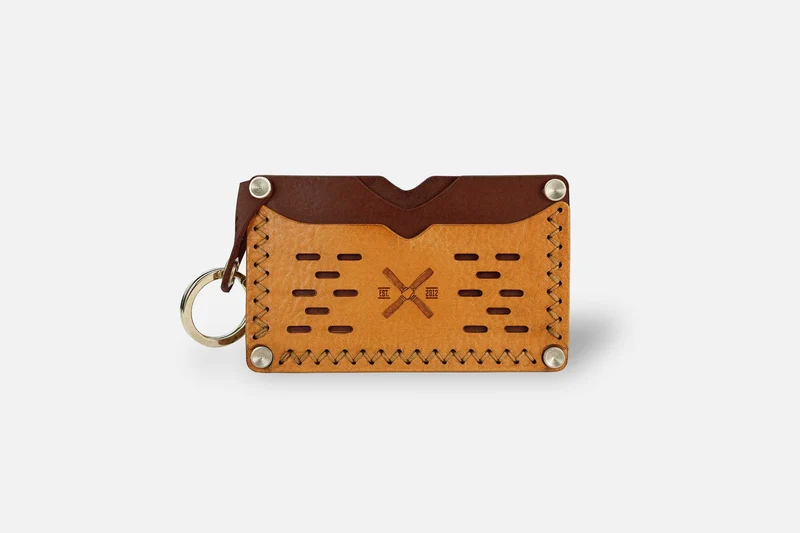 CARDHOLDER SAND/KASTANIE
