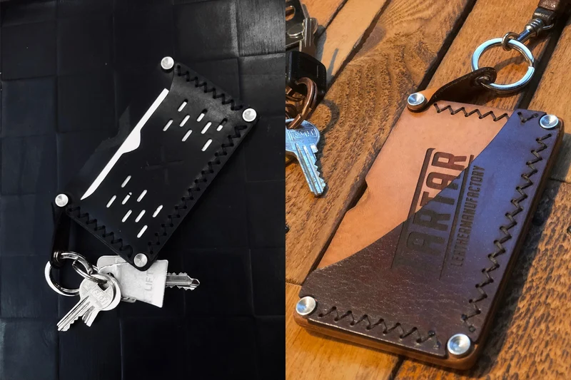CARDHOLDER SAND/KASTANIE