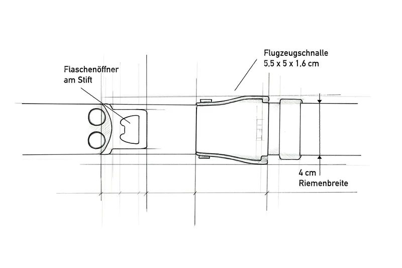 GÜRTEL STANDARD NUBUK BRAUN/TÜRKIS