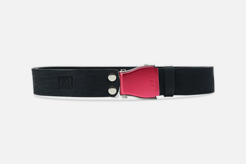 GÜRTEL STANDARD NUBUK BLACK/ROSÉ