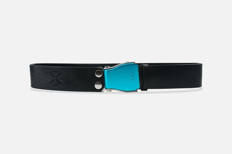GÜRTEL STANDARD BLACK/TÜRKIS