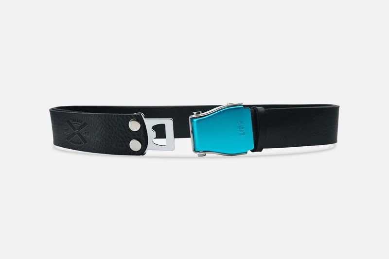 GÜRTEL STANDARD BLACK/TÜRKIS