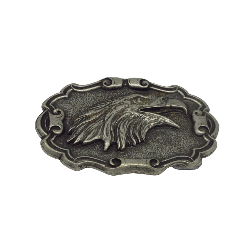 Gürtelschließe Gürtelschnalle Schnalle Buckle grau Silber für 4 cm breiten Gürtel