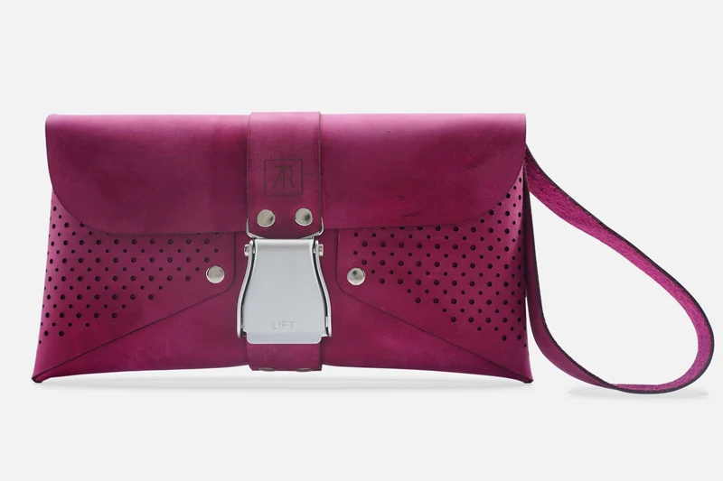 HANDTASCHE VINTAGE PINK/SILBER
