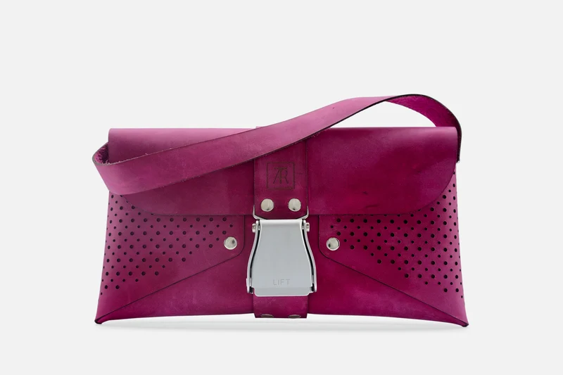 HANDTASCHE VINTAGE PINK/SILBER