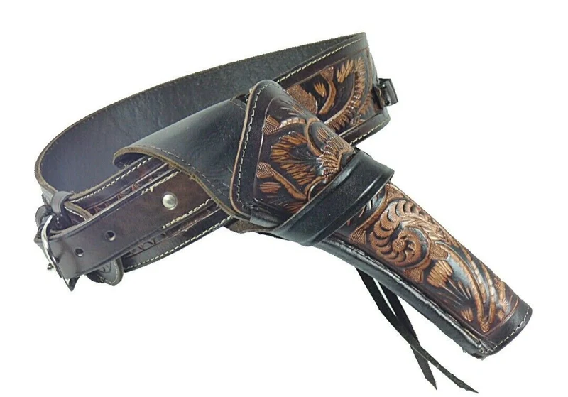 Holstergürtel Patronenschlaufen Westernholster wahlweise mit Oldstyletasche