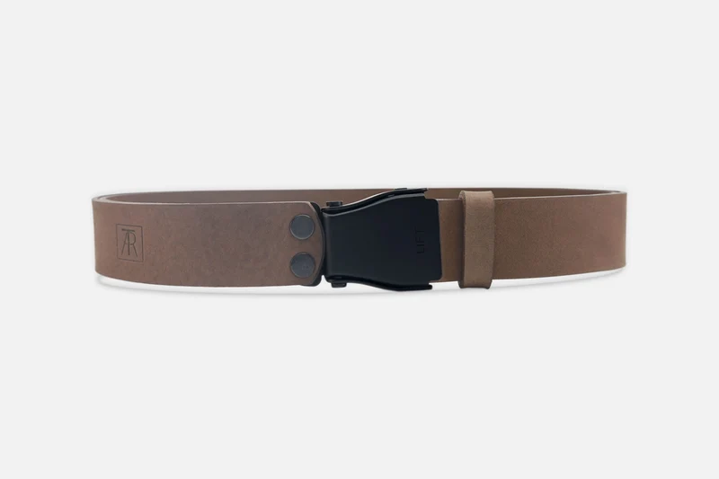 GÜRTEL STANDARD NUBUK BRAUN/SCHWARZ