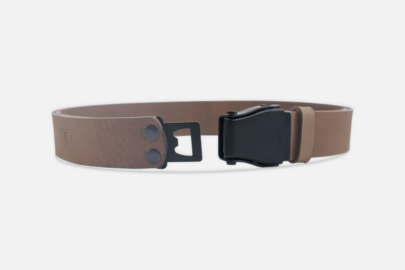 GÜRTEL STANDARD NUBUK BRAUN/SCHWARZ