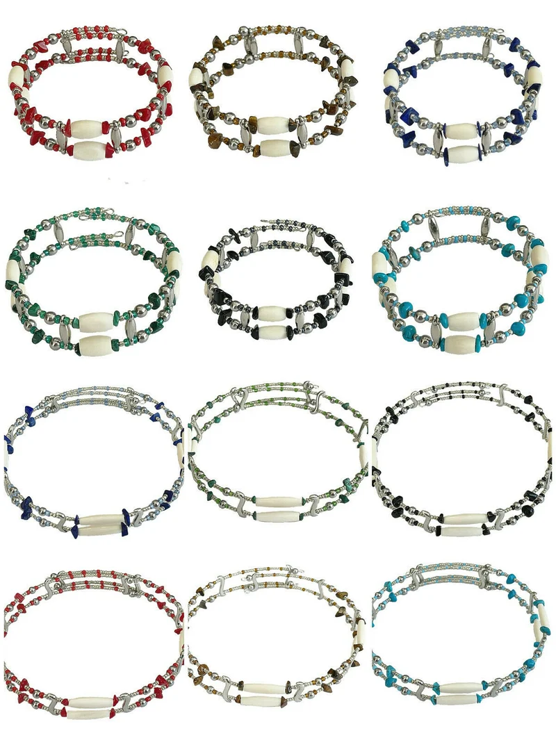 Choker Kette Knochenkette Armband Knochenarmband Indianerschmuck Buffalo Bone