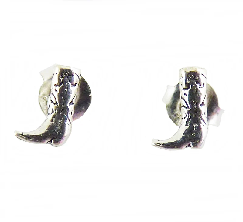 Cowboystiefel Stiefel Boots Ohrstecker 925er Sterling Silber Line Dance