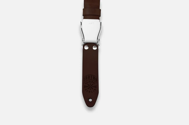 GITARRENGURT DARKBROWN/SILBER