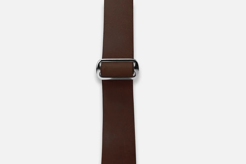 GITARRENGURT DARKBROWN/SILBER