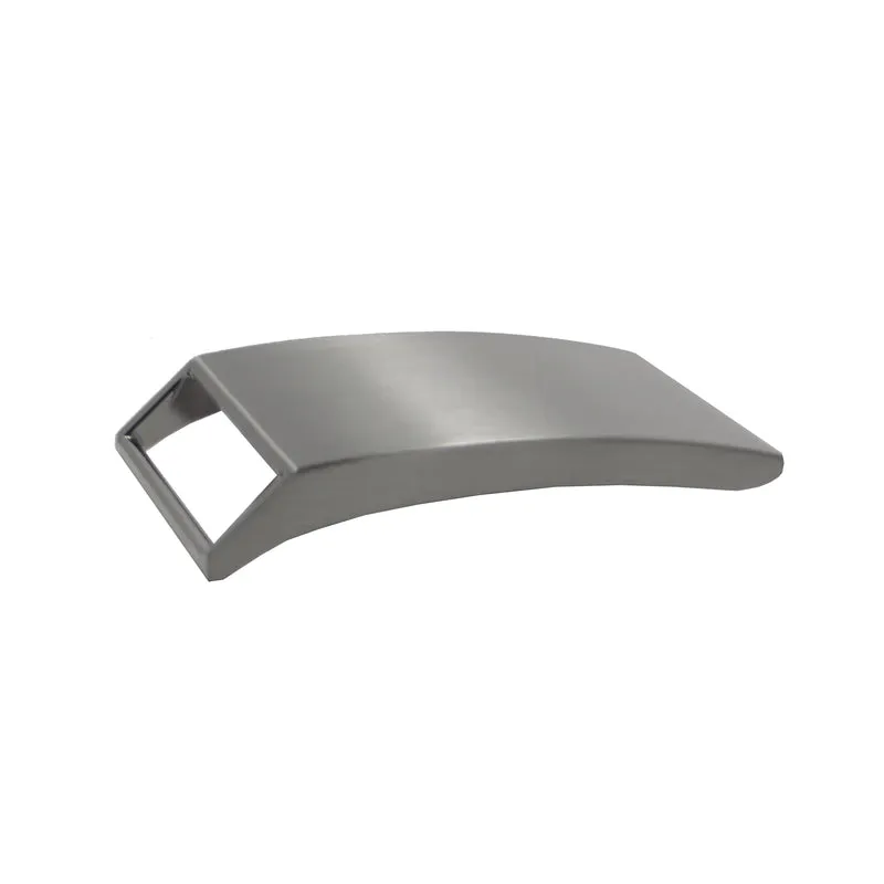 Gürtelschließe Gürtelschnalle Koppelschnalle grau Silber für 4 cm breiten Gürtel