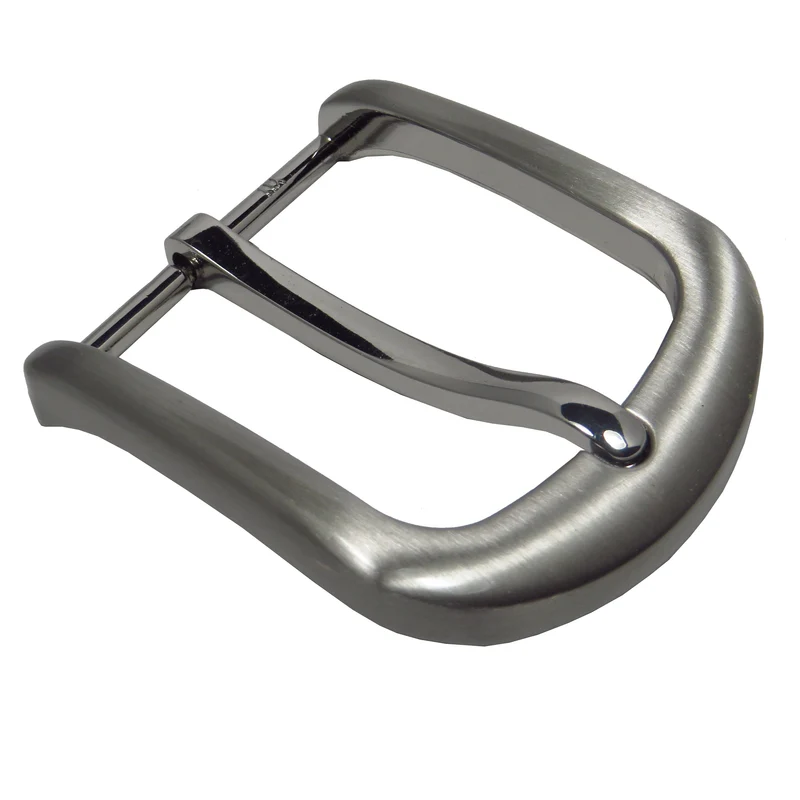 Gürtelschließe Gürtelschnalle Schnalle grau Silber für 4 cm breiten Gürtel