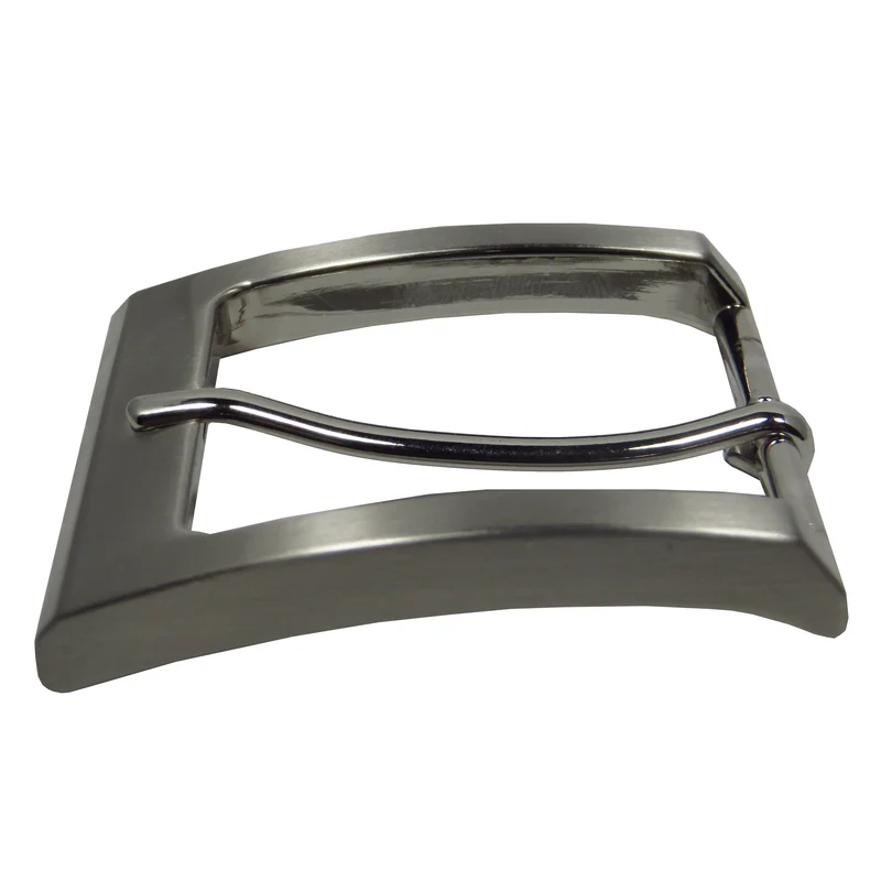 Gürtelschließe Gürtelschnalle Schnalle grau Silber für 4 cm breiten Gürtel