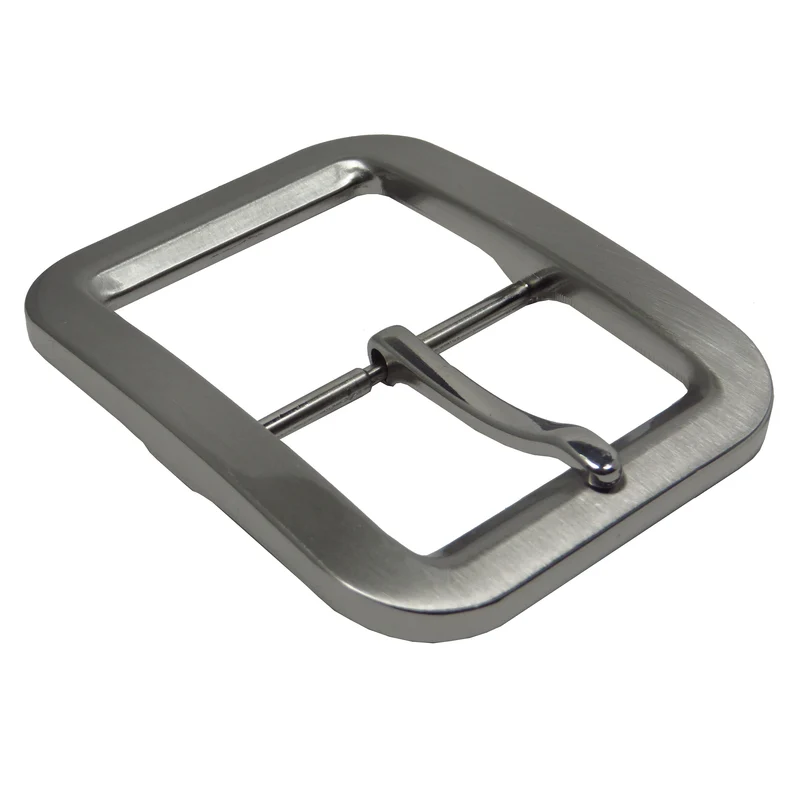 Gürtelschließe Gürtelschnalle Schnalle grau Silber für 4 cm breiten Gürtel