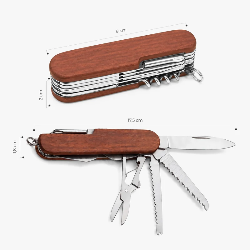 Du Bist Die Ganze Welt - Personalisiertes Geschenk | Multitool Messer Papa Opa