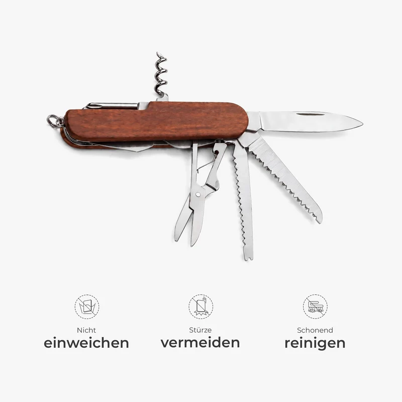 Du Bist Die Ganze Welt - Personalisiertes Geschenk | Multitool Messer Papa Opa