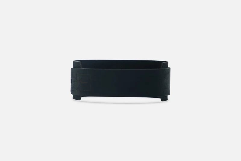 ARMBAND NUBUK BLACK/SILBER