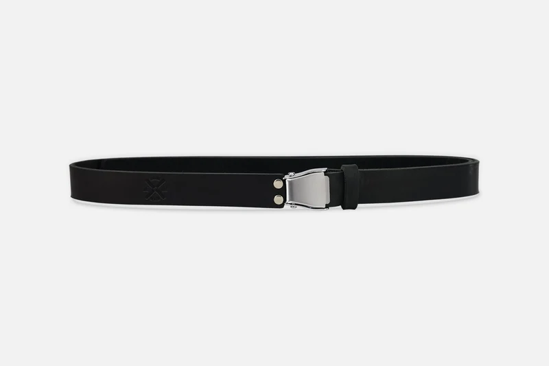 GÜRTEL SMALL BLACK/SILBER MATT