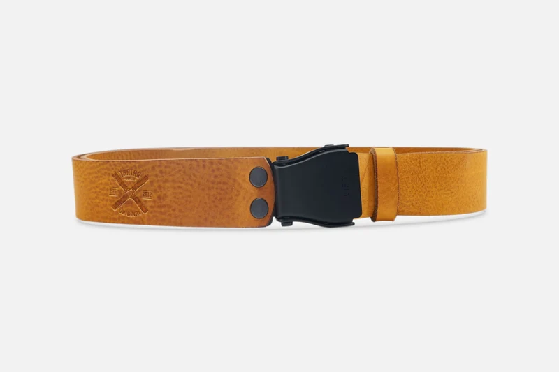 GÜRTEL BIG COGNAC LIGHT/SCHWARZ