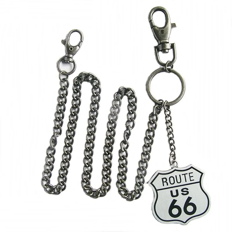 Kette für Geldbörse Gürtel Security Chain for Wallets Biker Trucker Route 66