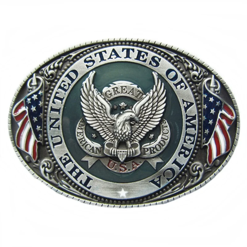 Gürtelschnalle Buckle Gürtelschließe Fliegender Adler The USA
