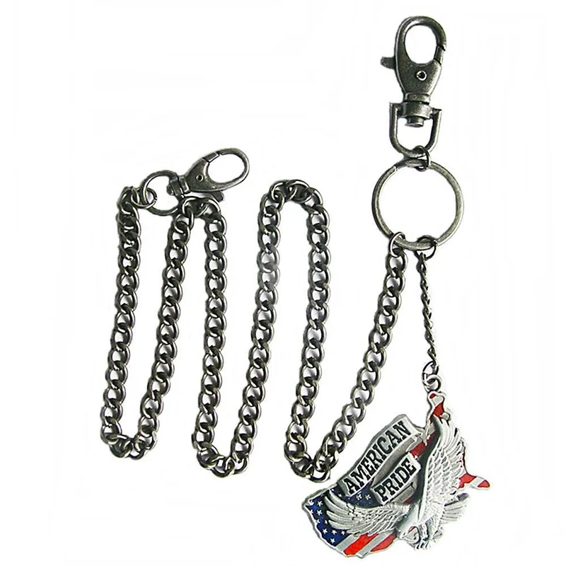 Wallet Chain Kette, Geldbörse Sicherungskette Brieftasche American Pride Adler
