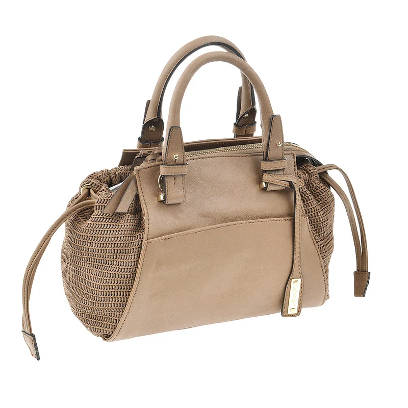 Abro Nappa Washed Handtasche in Nussbraun