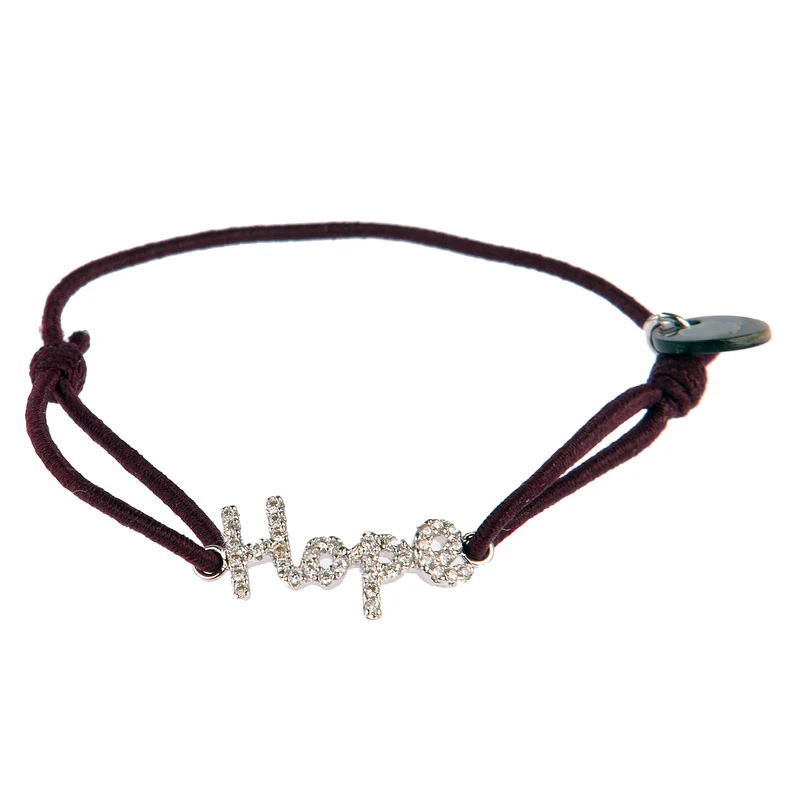 lua accessories Armband Hope in Bordeaux