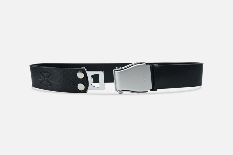 GÜRTEL STANDARD BLACK/SILBER