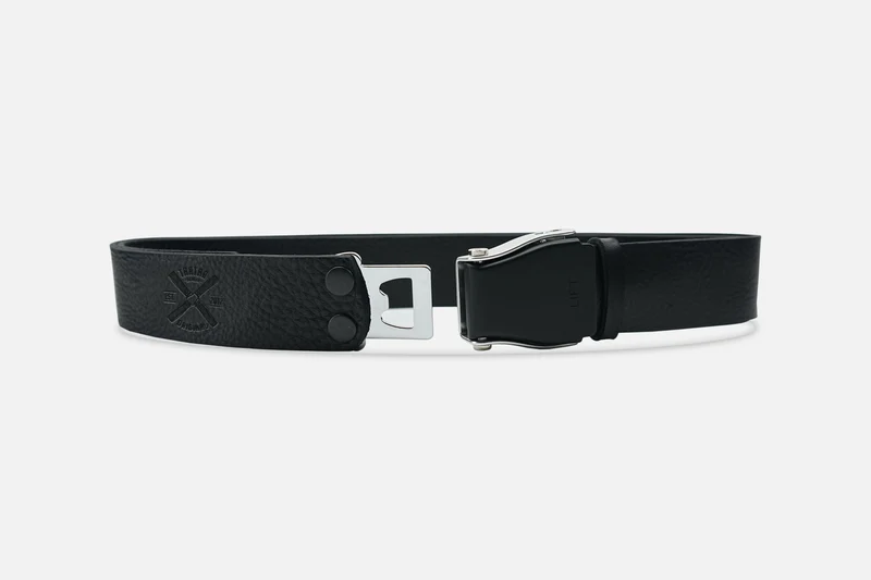 GÜRTEL STANDARD BLACK/SCHWARZSILBER