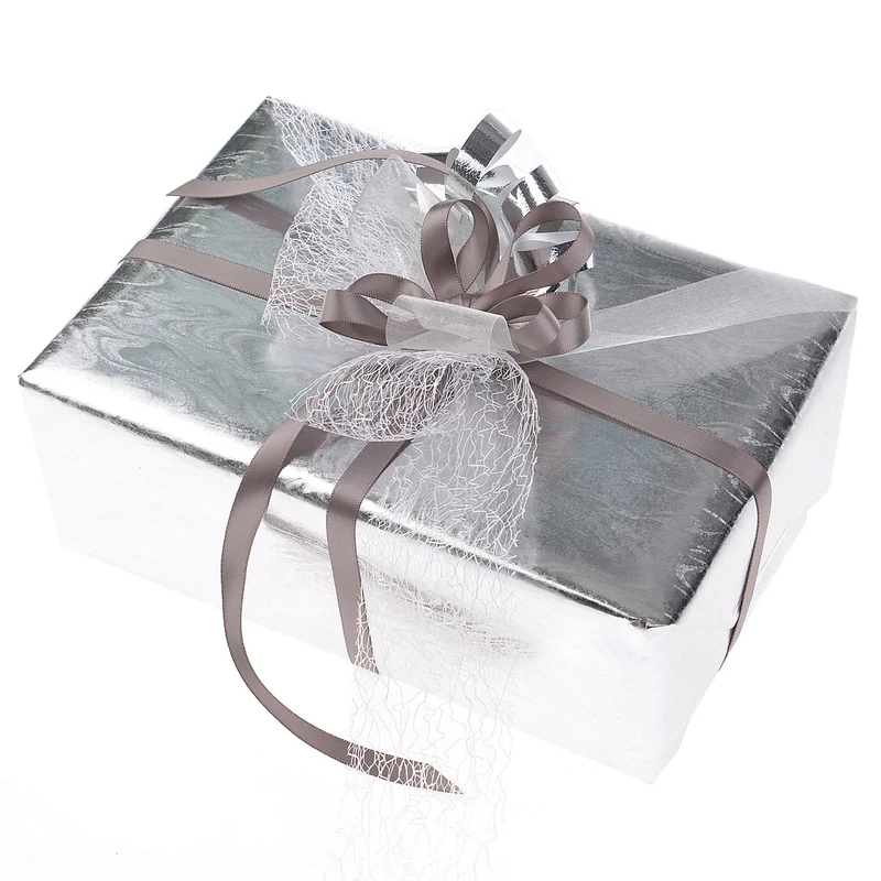 Geschenkverpackung Classic in Silber