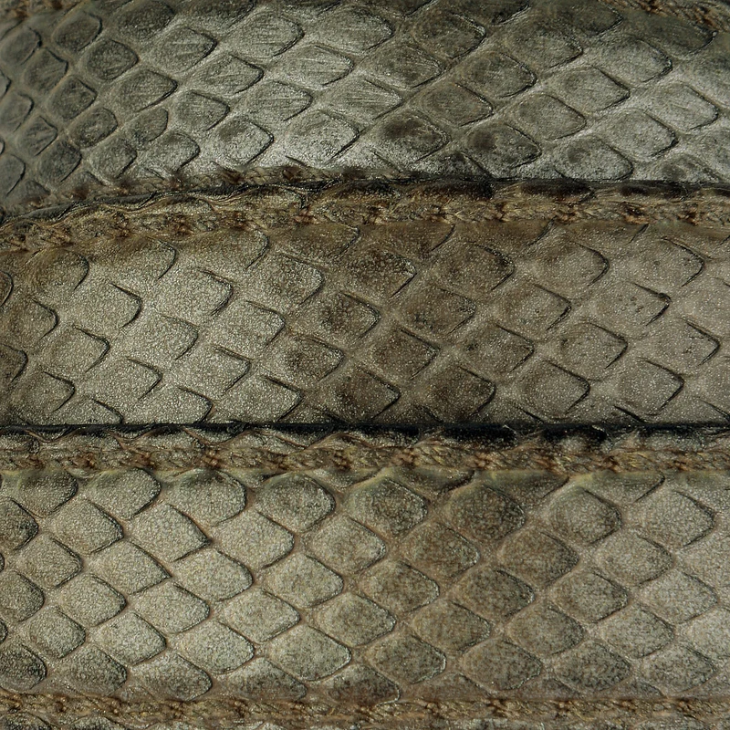 Reptiles House Gürtel RUM Metal in Vintage Blau 2,5 cm