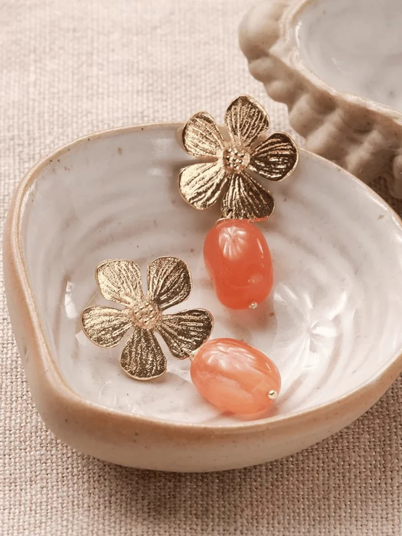 Meadow Carnelian Earrings