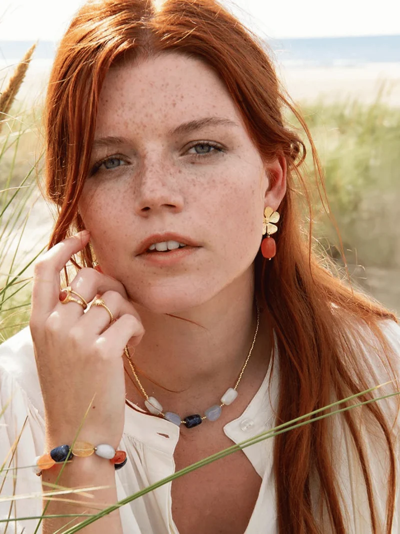 Meadow Carnelian Earrings