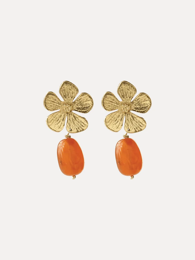 Meadow Carnelian Earrings